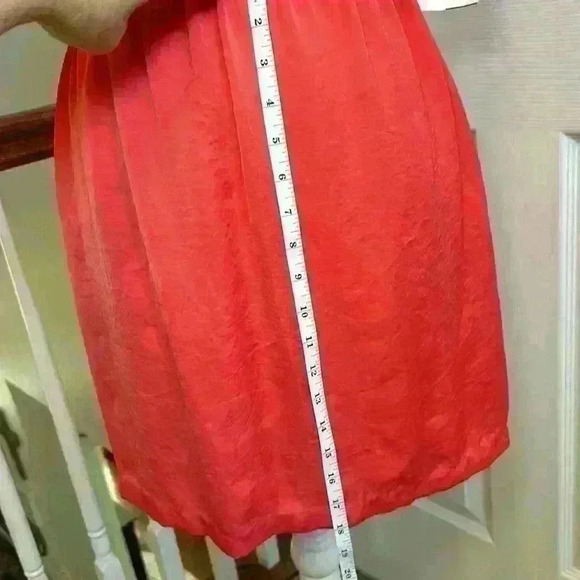 City Triangle Coral Ruffled One Shoulder Mini Dress Women’s Size Medium NWT - Picture 6 of 13